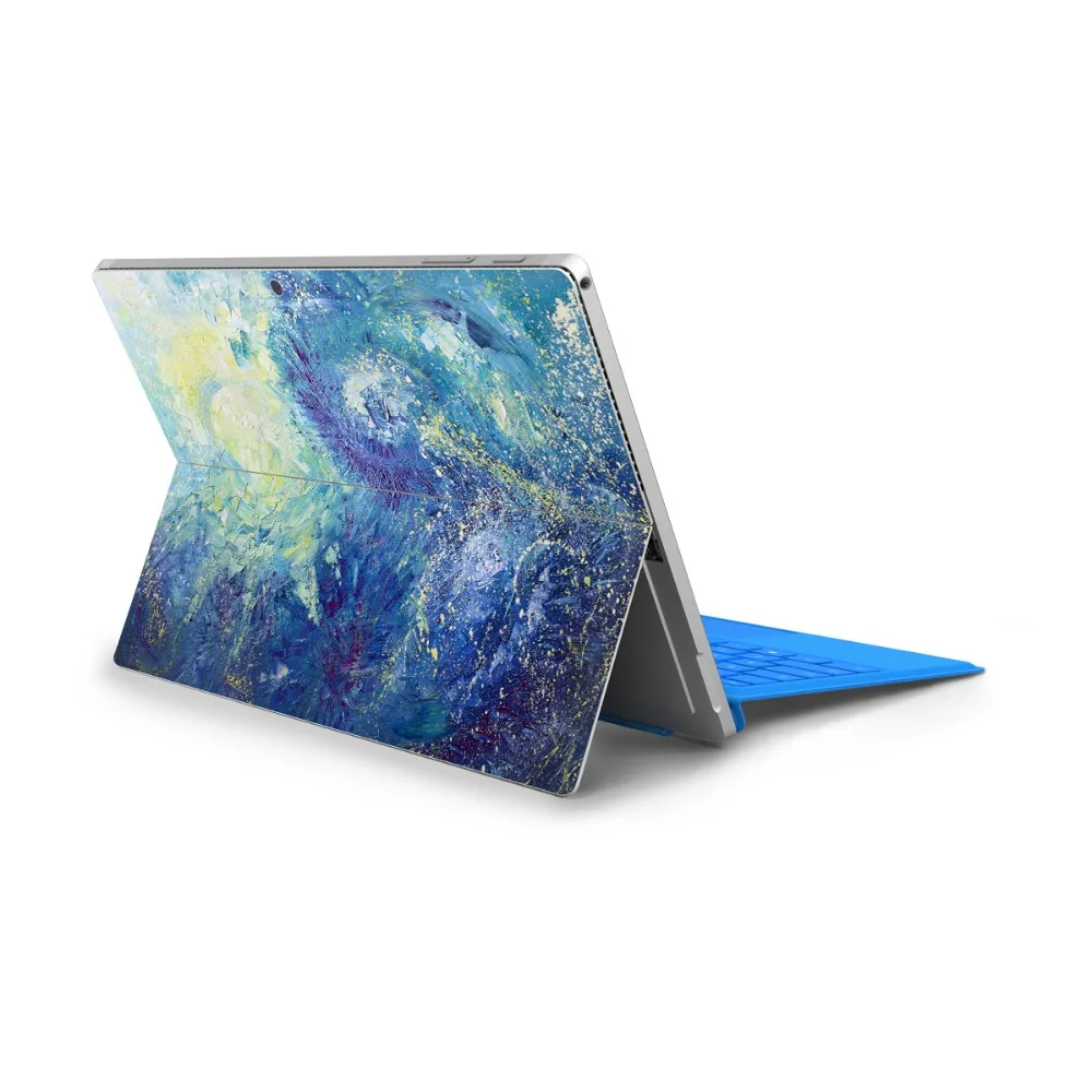 Цветные масляные наклейки для ноутбука для microsoft Surface Pro 5 Pro 6 задняя крышка ПВХ Виниловые наклейки для поверхности Pro 4 кожи