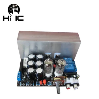 

HIFI LM1875T Stereo Tube Amplifiers Audio Board Amplificador Pre-Amp 6J1 Valve Preamp Bile Buffer Electron 30W Dual AC12-18V