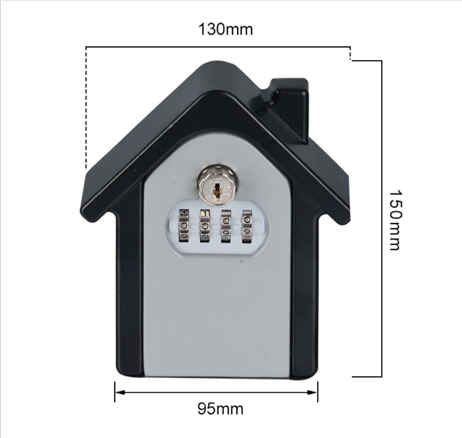 Ящик с ключами замок Сейф с ключом открытый настенное крепление комбинация блокировки паролей скрытые ключи коробка для хранения сейфы