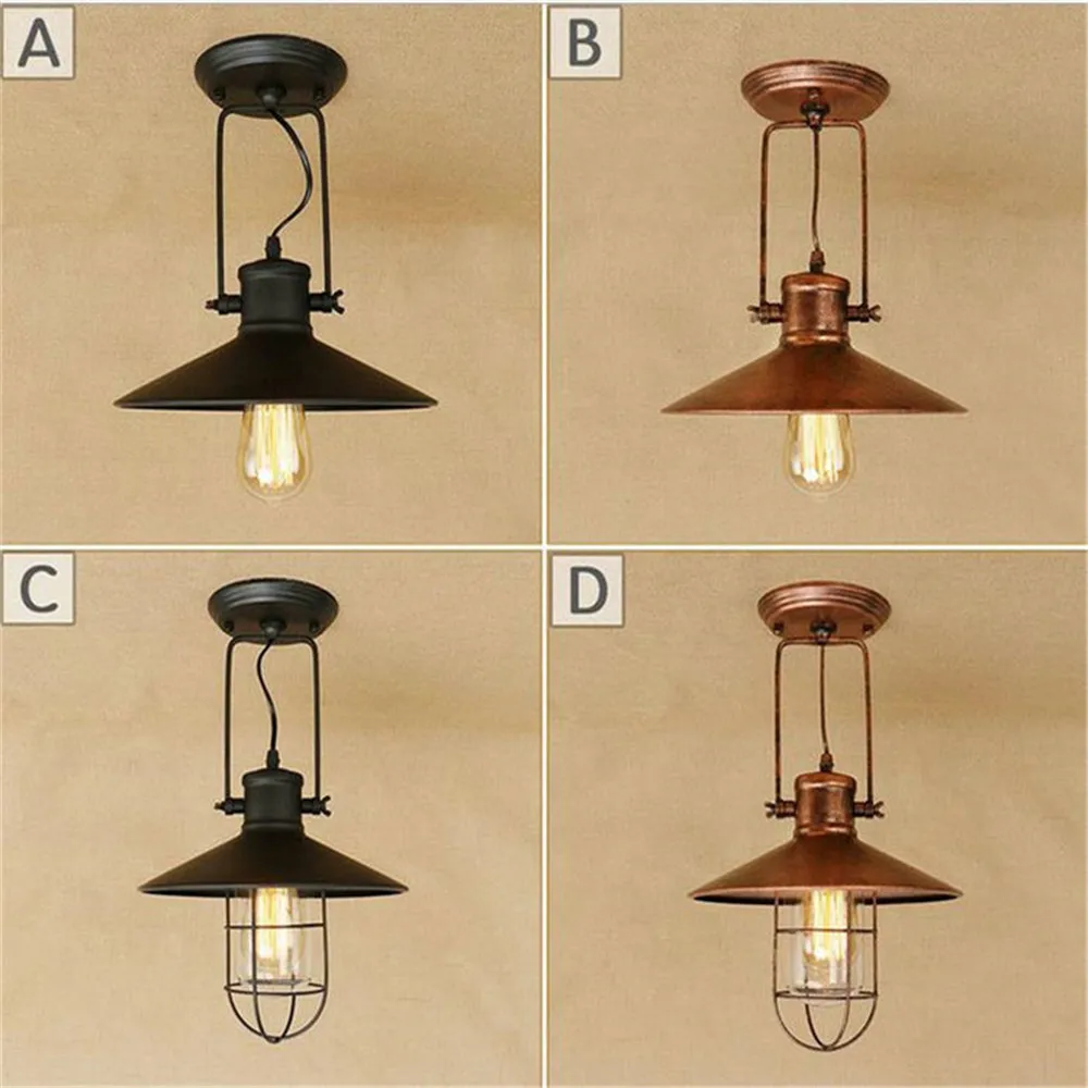 Loft Antique Ceiling Lights Vintage Industrial Lamps Home Decoration Lighting for Dinning Room/Restaurant store las luces del te Loft Antique Ceiling Lights Vintage Industrial Lamps Home Decoration Lighting for Dinning Room/Restaurant store las luces del te