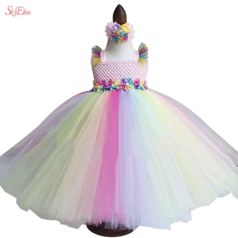 10Pcs-20-23CM-43-Color-9-inch-Elastic-Wrapped-Chest-Knit-Girl-Crochet-Headband-Tutu-Tube