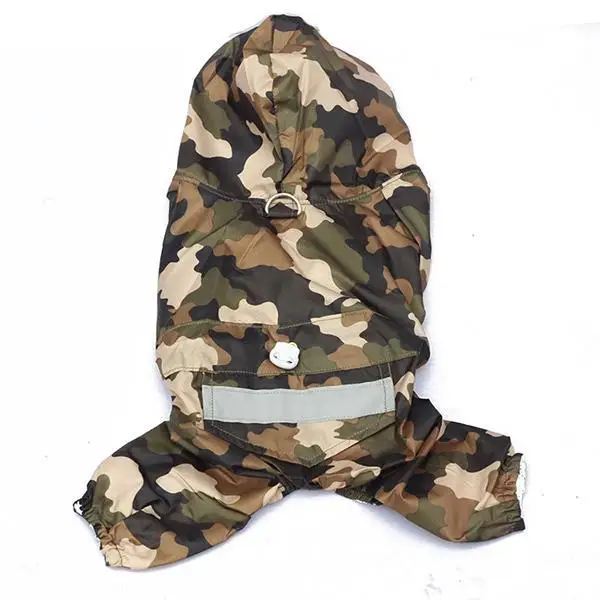 

dog coat jacket Rain Coat Clothes Camouflage Printed Casual Waterproof Jacket Costumes Outerwear For Small Dogs Puppy Product
