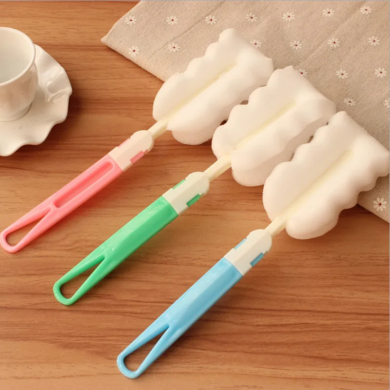 

Kitchen Cleaning Tool Sponge Brush For Wineglass Bottle Coffe Tea Glass Cup Mug