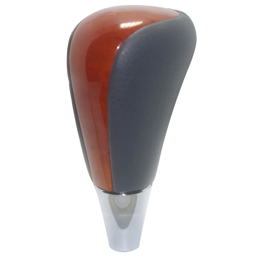 

Dark Gray Leather Burl Wood Gear Shift Knob for Toyota Avalon Sienna Camry Lexus ES350 GS300 GS460 IS250 IS-F LS460 RX350 SC430