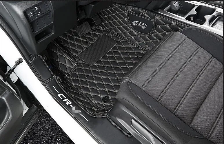 

Brand New Car Floor Mats Custom Fit For Honda CRV 2017 Car Styling Auto Floor Mat Car Accessory Carpet Cover