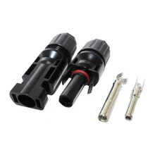 Waterproof 5 pair MC4 Male/Female Solar Panel Cable Connectors Cable Connector Pin for Connecting Photovoltaic Solar Systems