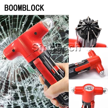 

BOOMBLOCK Car Safety Hammer Multifunction Repair Tools 8 in 1 For Saab Chevrolet Cruze VW Passat B5 B6 B7 Toyota Corolla 2008