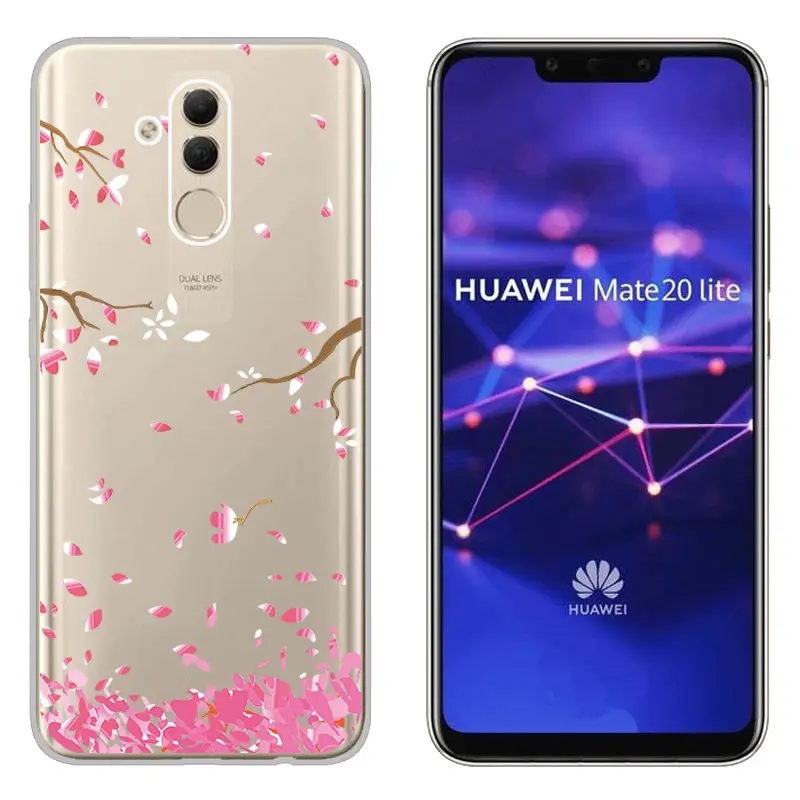 Arvin Painted Flower Fundas FOR Huawei mate20 lite mate 10 Lite Soft Silicone Back Phone Cover FOR Huawei Mate 10 Pro TPU Case  (16)