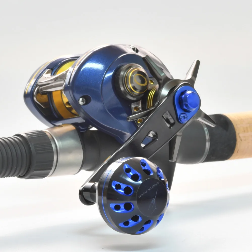 Gomexus Reel Power Handle Carbon For Shimano Curado Banax Daiwa Abu Garcia Doyo Lews 8x5mm Baitcasting Reel 75mm As Description