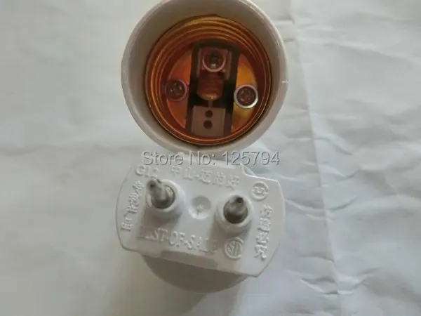 

E27 to G12 base adapter converter or called G12 to E27 adapter 10pcs/lot, free shipping, wholesale retail prices