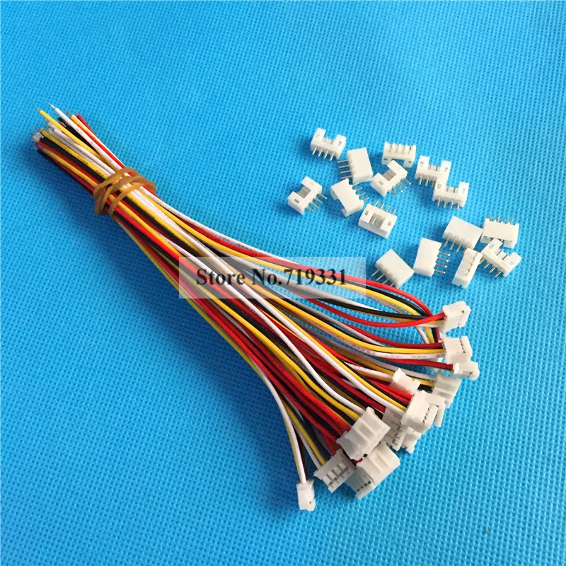 50Sets MIni 2.0mm 4pin Cable Micro PH 2.0 2.0mm 4 Pin Connector plug Male Female Connector W