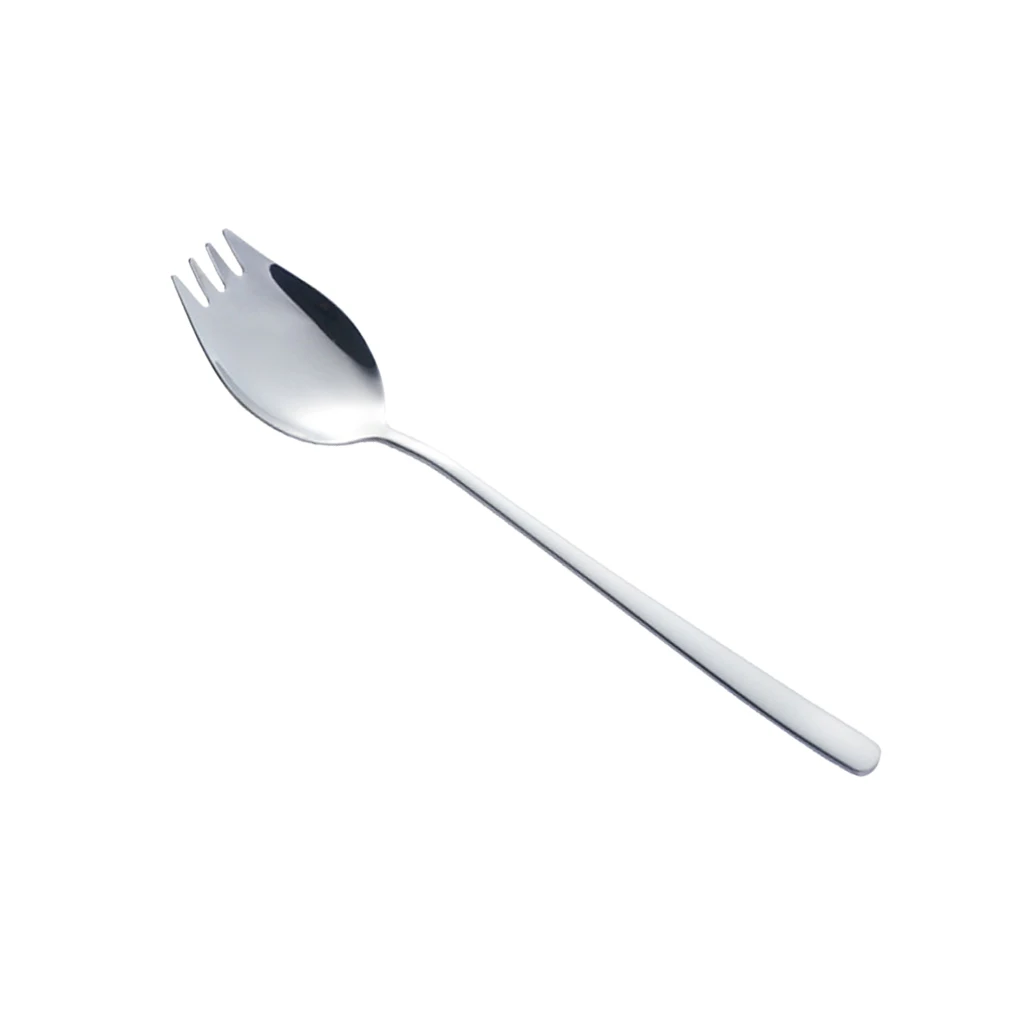 Camping Hiking Travel Utensil Spork Travel Gadget Spoon Cutlery Stainless Steel Flatware