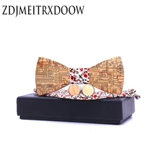 Великолепные прозрачные джентльменские бабочки ручной работы бабочка Свадебная вечеринка галстуки-бабочки деревянный мужской галстук набор