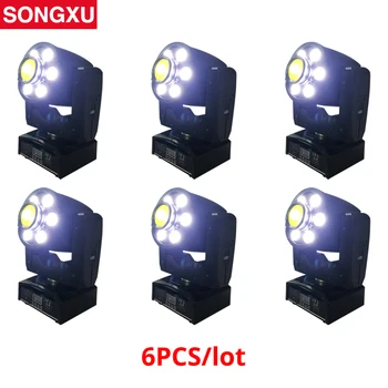 

SONGXU 6pcs/lot Spot Wash LED Moving Head Spot 30W Spot with 6x8w LED Wash Disco DJ Spot Wash Light/SX-MH060830