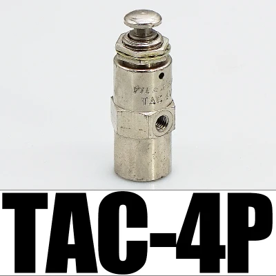 TAC пневматический тумблер TAC-3V 3P 3S 4V 4P TAC2-31V 31P 41V 41P механический клапан воздушный клапан ручной переключатель цилиндр аксессуары - Цвет: 4P