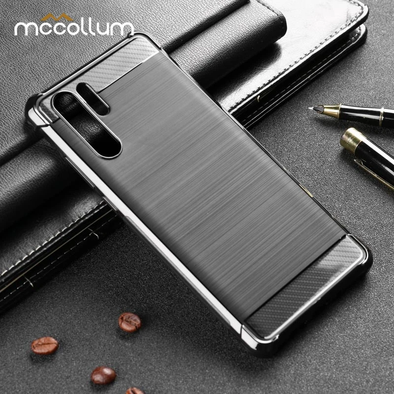 Чехол из углеродного волокна для Huawei P30 P20 Honor 9X 8X Note 10 8S V20 V10 Nova 5i Pro 2S Mate 30 20 Lite Y7 Y9 Prime