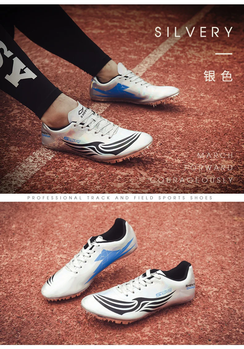 TULUO трек и поле обувь для мужчин's спортивная обувь студент шиповки подростков Race Run Professional спортивные кроссовки zapatos hombre