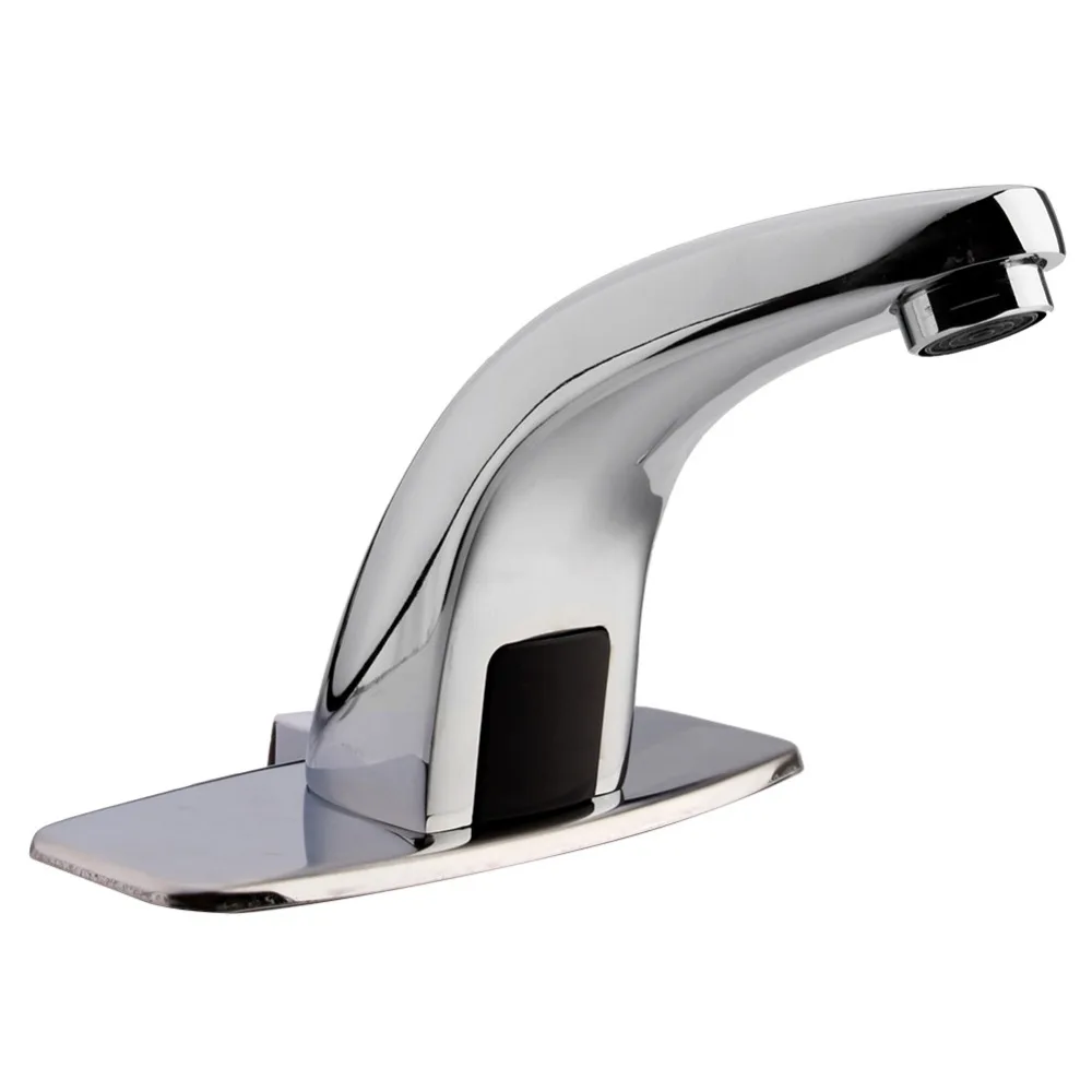 Bathroom Kitchen Automatic Sink Faucet Basin Mixer Tap Swivel Spout