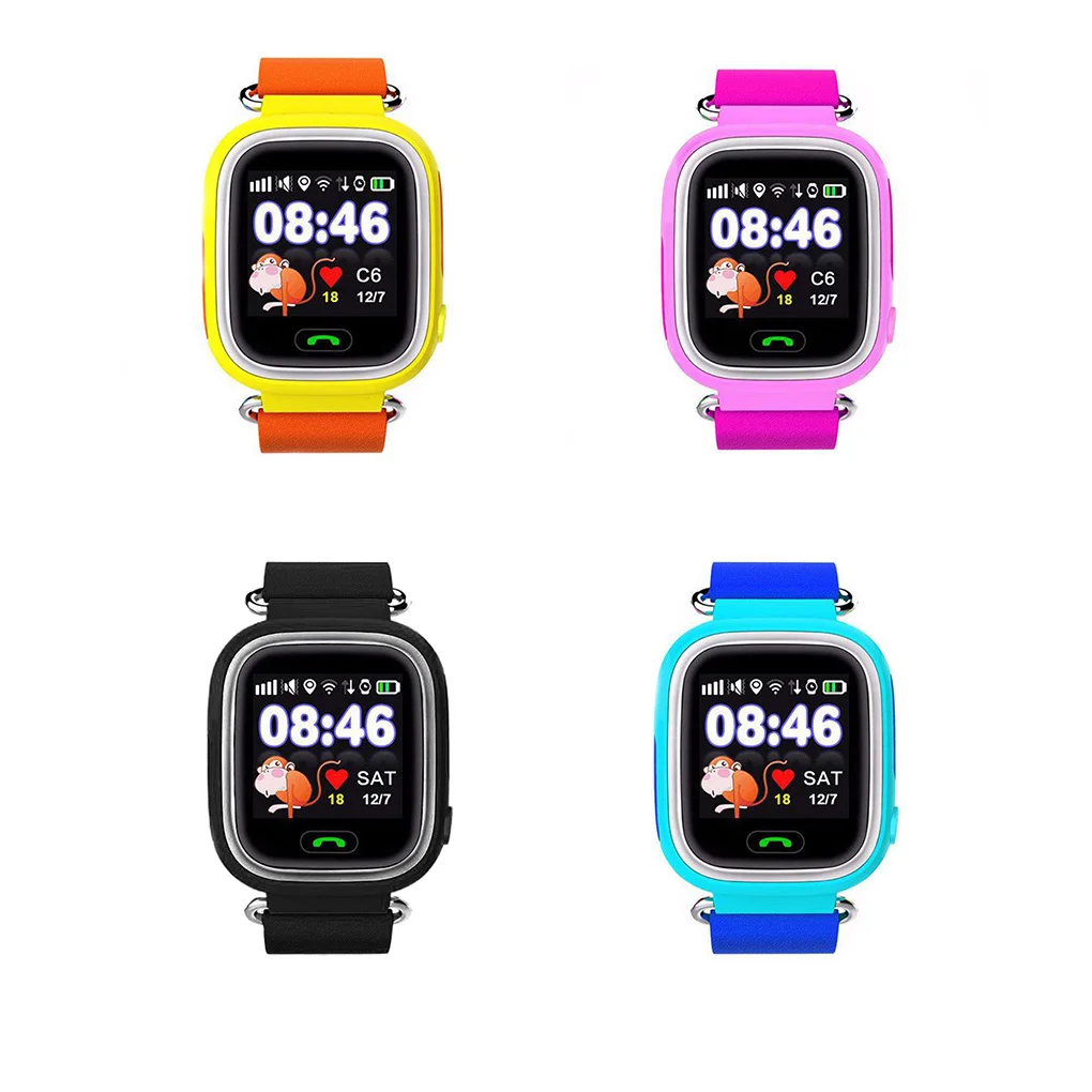  Zifferblatt Call GPS Telefon Positionierung Uhr 122 zoll Farbe Touch Screen Armbanduhr SOS Smartwat