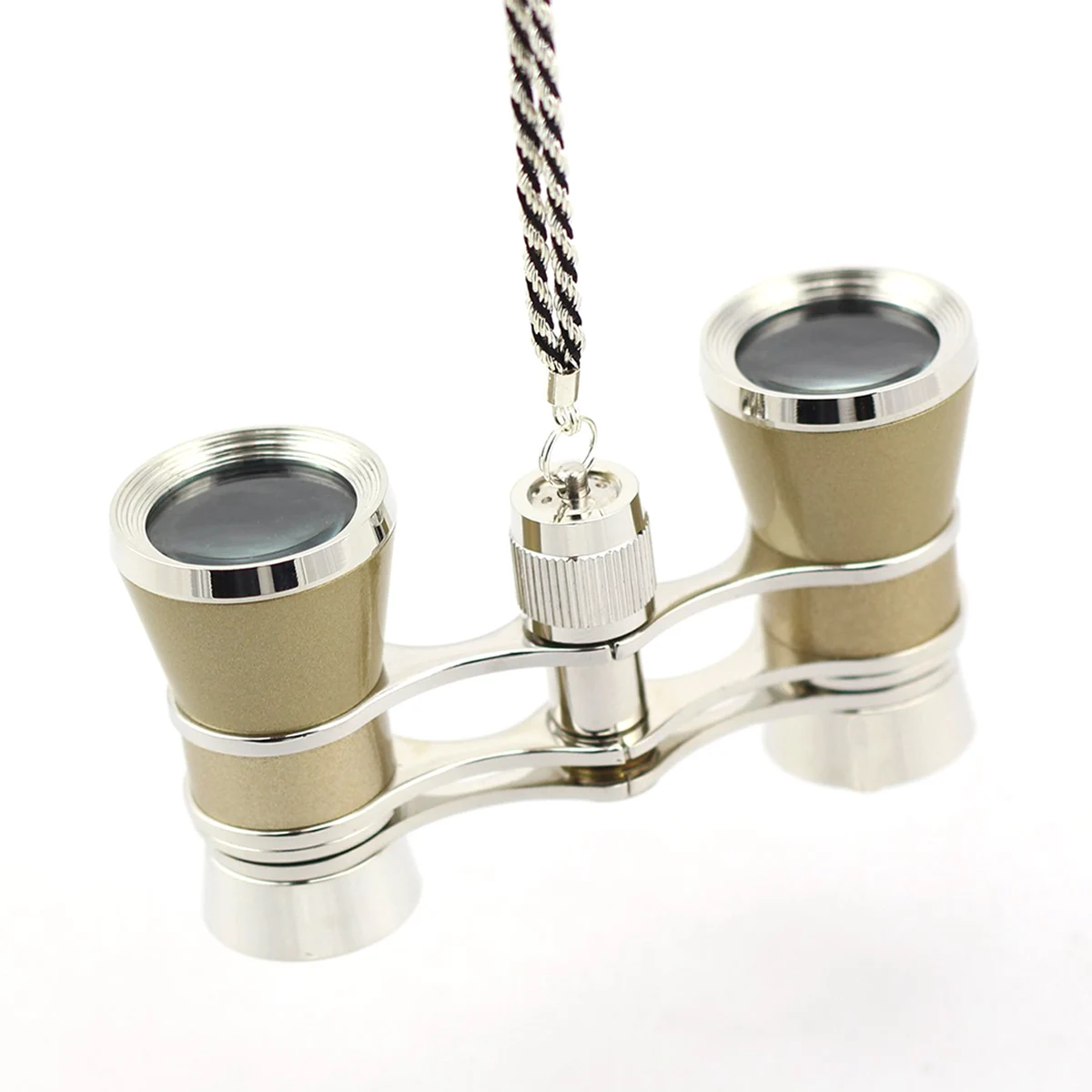 مسرح الأوبرا الحصان سباق 3X نظارات تليسكوب مزود بمنظار ثنائي مع سلسلة (الذهبي)