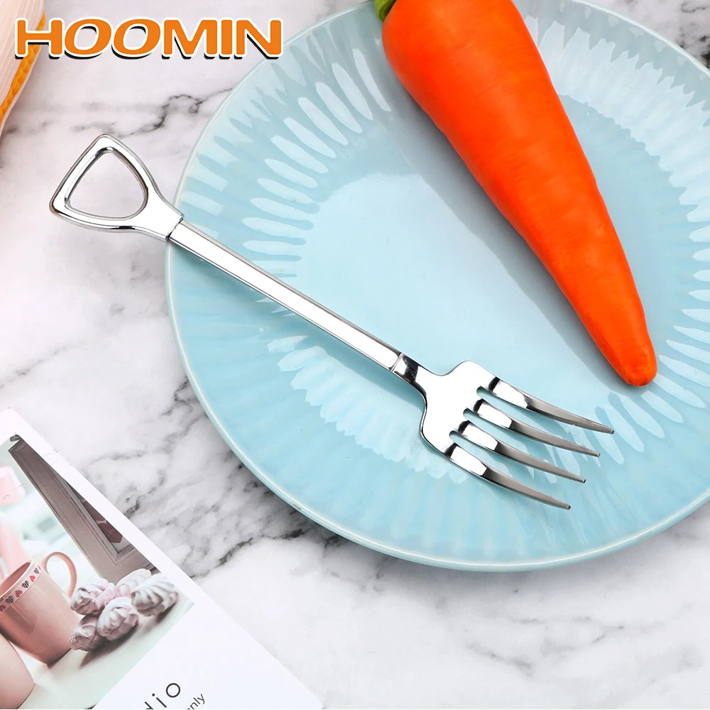 HOOMIN Лопата в форме длинной ручки вилка столовые приборы кухонные инструменты из