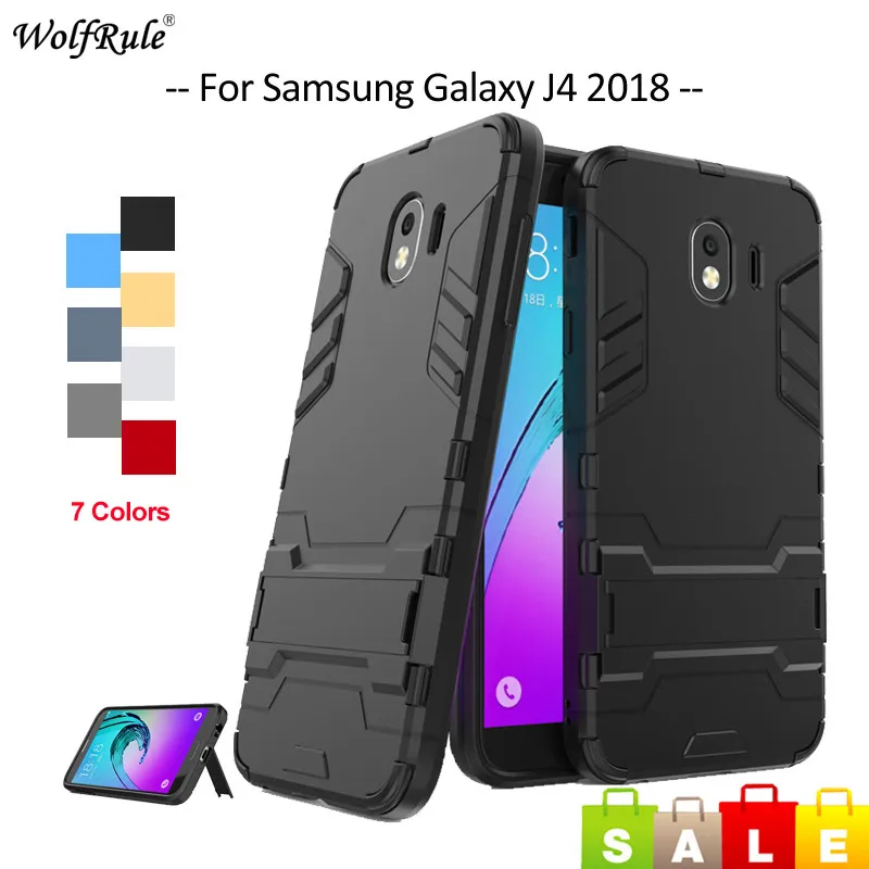 Для Samsung Galaxy J4 2018 чехол для J3 J6 J7 J8 J2 Core бампер держатель задняя крышка Plus