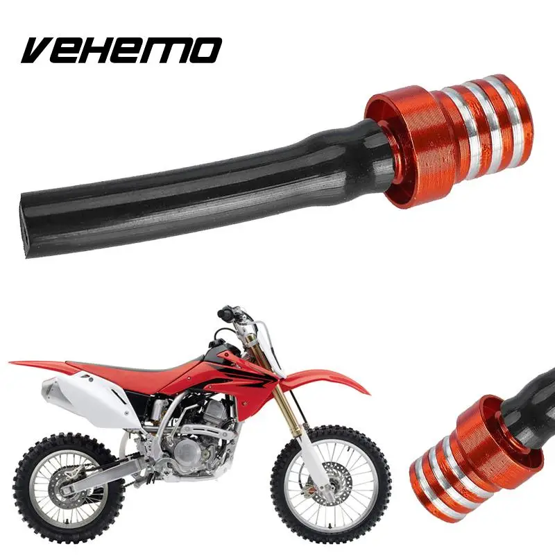 Vehemo Replacement Motorcycle Breather Hose Gas Tank Cap Aluminum Alloy