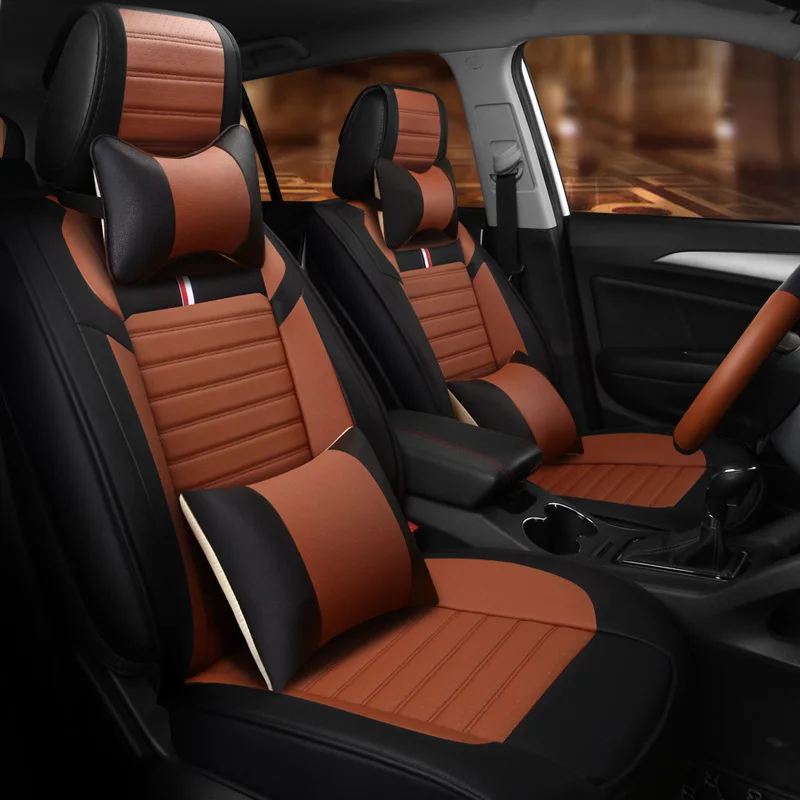 New! Full set car seat covers + Steering wheel cover for Ford Fusion