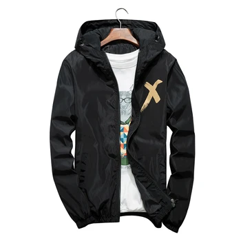 

KUYOMENS Spring Autumn Man Jackets Casual Camouflage Hoodie Jacket Men Waterproof Clothes Men's Windbreaker Coat Male Outwear