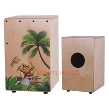 Afanti Music Birch Wood / Natural Cajon Drum (KHG-179)