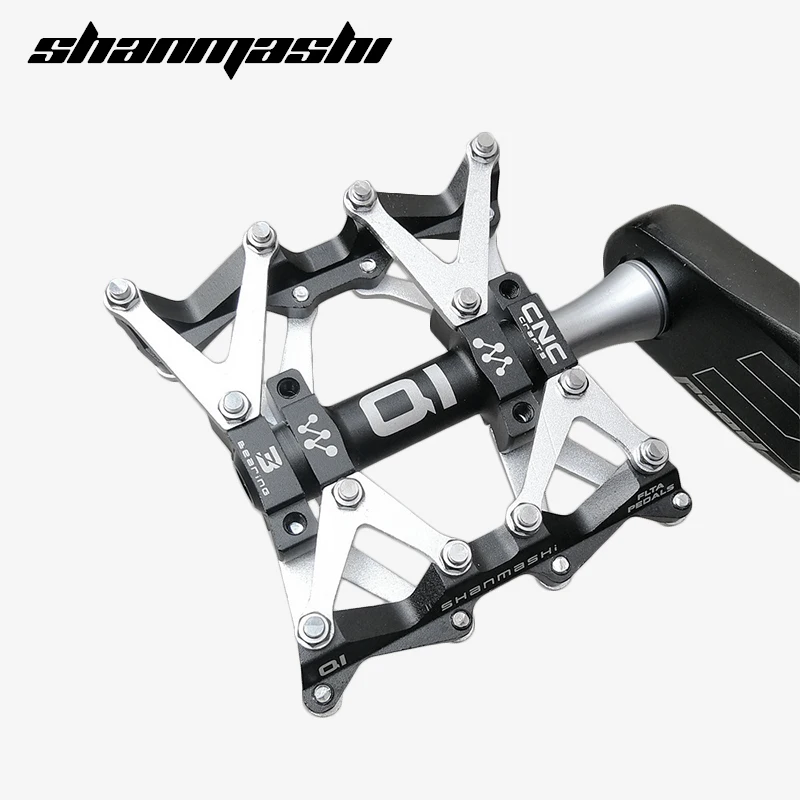 

Bike Bicycle Pedal Spd Mtb road CNC Aluminium Mountain Cycling Ultralight Pedals Component Vtt Flat Non-slip XC Bmx Accessories