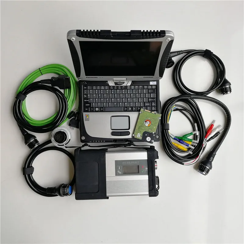 Super MB Star C5 Sd Подключение с HDD программным обеспечением 320 Гб жесткий диск SD