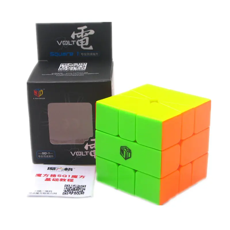 Qiyi X MAN Volt Cubo Magico Stickerless Square One SQ1 Cube Магическая Головоломка Развивающие игрушки для