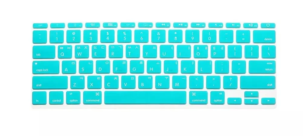 

For MacBook Air 11" 11.6 Inch Korea Language Keyboard Cover Silicone Skin Korean Keyboard Cover Protector For Mac A1370 A1465