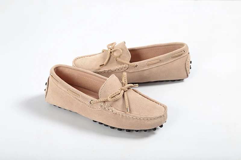 100% Genuine leather Women flats New Brand Handmade Women Casual leather shoes Leather Moccasin Fashion Women Driving Shoes