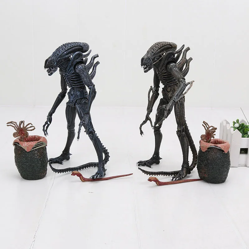 5-21 см игрушки NECA Aliens 1986 Alien ПВХ фигурка конечный воин с яйцами фейхакеры Chestburster Коллекционная модель куклы