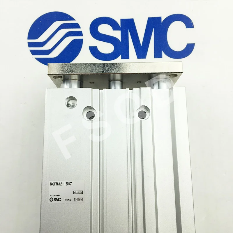 MGPM32-150Z MGPM32-175Z MGPM32-200Z SMC компактный направляющий цилиндр тонкий трехосевой цилиндр с цилиндрическим стержнем MGPM серия