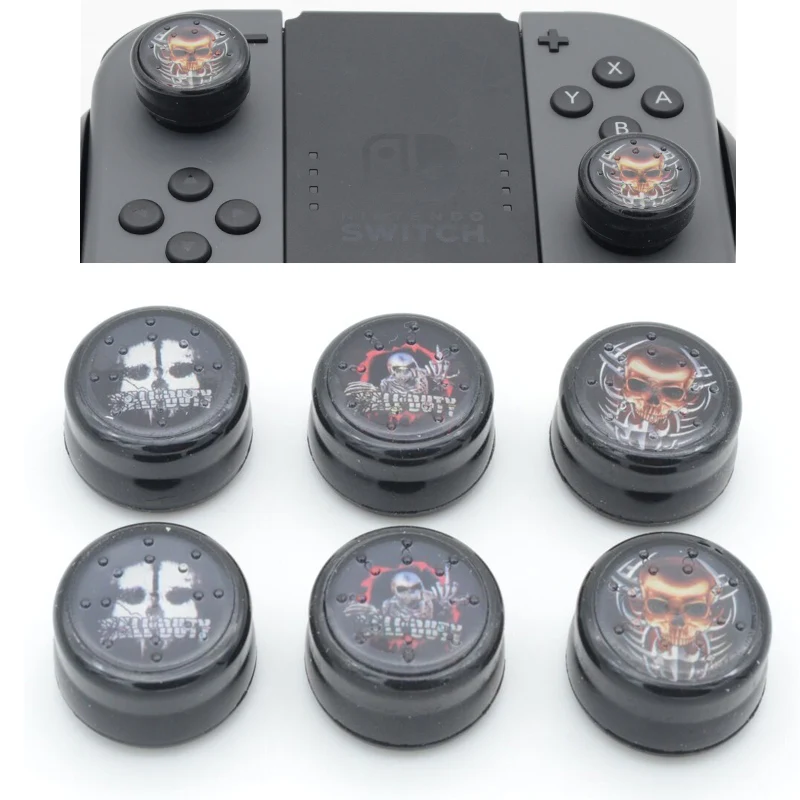 

Skull Enhanced Cap for Nintendo Nintend Switch NS Joycon Controller Key Protector Joystick Thumb Stick Grips Thumbstick Cover