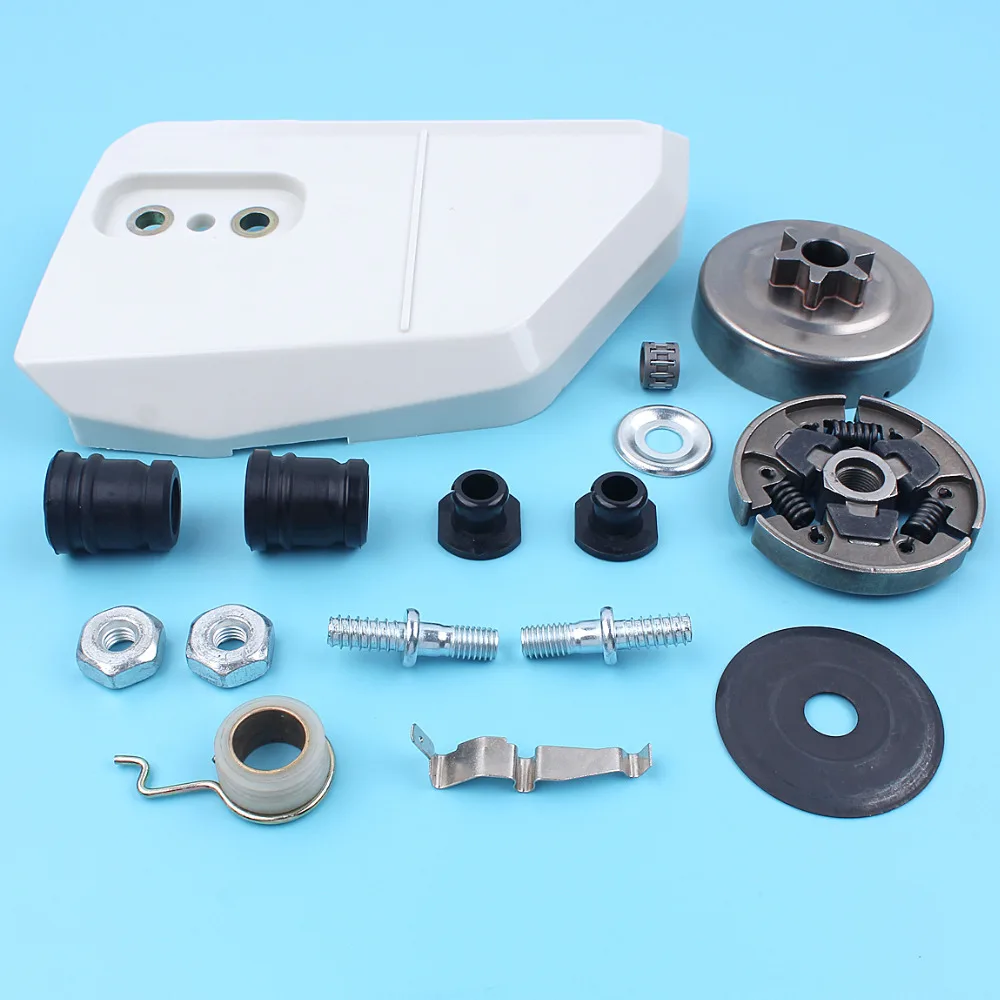 

Bar Side Sprocket Cover W/ Clutch Drum Worm AV Buffer Kit For STIHL 017 018 MS170 MS180 Chainsaw Replacement Spare Parts