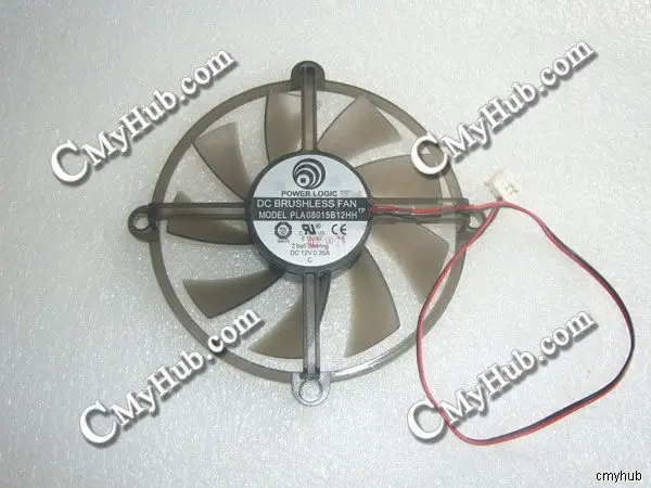 Подлинный для GALAXY GTS450 GTS 450 PLA08015B12HH DC12V 0.35A 85x85x15 мм 2-проводный 4-контактный