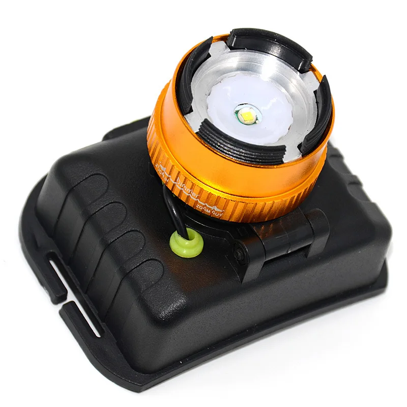 AIMIHUO LED Headlight Powerful USB Rechargeable Head Flashlight Fishing Head Lamp Built-in 18650 Battery Zoomable LED Headlamp  (20)
