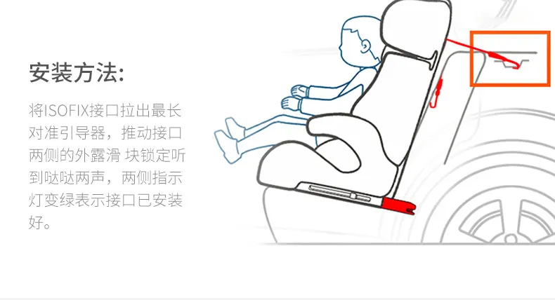 Интерфейс ISOFIX для сиденья безопасности новорожденных детей 0-12 лет может сидеть и Recline Регулируемая двухсторонняя установка