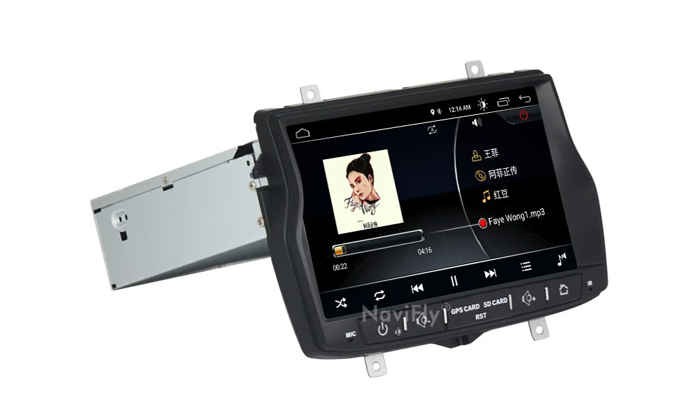 Top Navifly 1Din Android 8.1 Car dvd Multimedia Player Radio audio for Lada vesta GPS Navigation HD 1024*600 Head Unit Stereo MAP FM 15