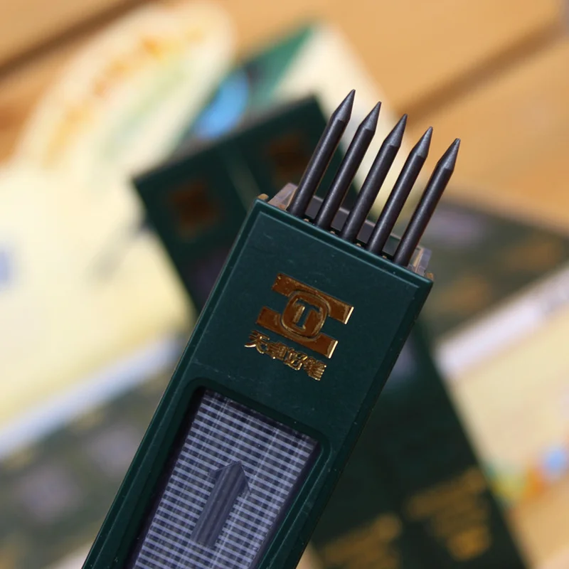 Buy 10 pcs/box 2mm 2B HB Black 2.0mm Mechanical Pencil