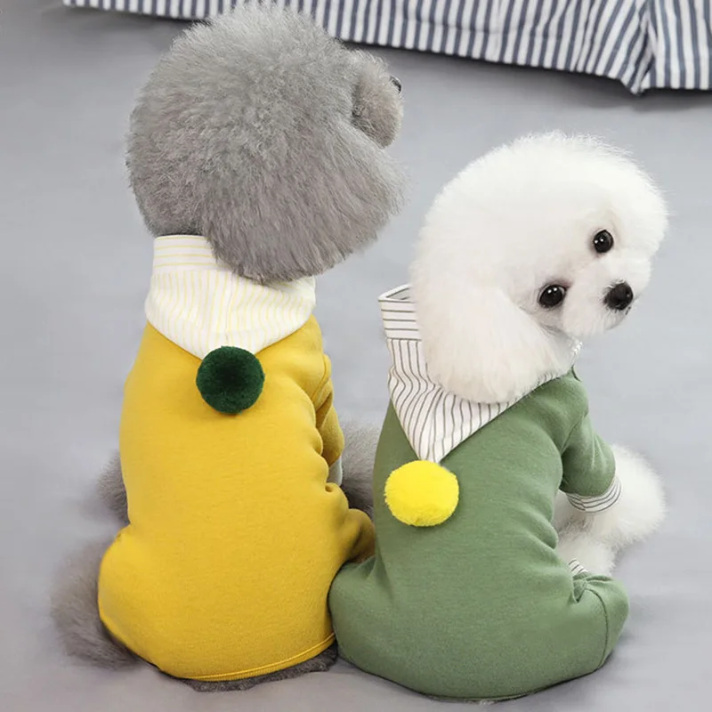 

Fashion Pet Jumpsuit Warm Clothes for Dogs Coat Winter Pets Clothing Soft Dog Hoodie French Bulldog Pug Clothes Roupa Cachorro