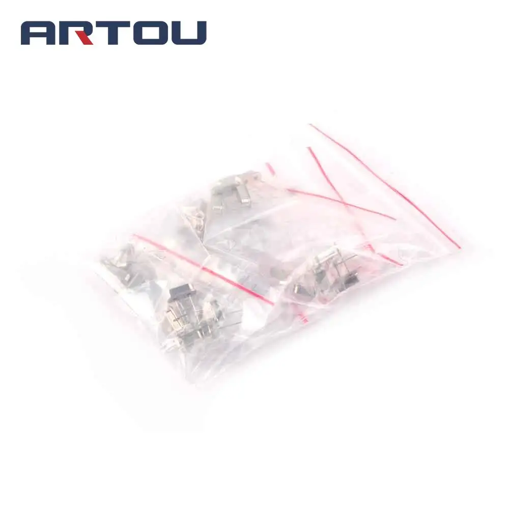 50PCS Crystal Oscillators HC-49S 10 Values Assortment
