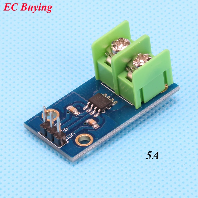 

1 piece 5A Current Sensor Module Sensing ACS712ELCTR-5B Chip AC and DC+- 5A