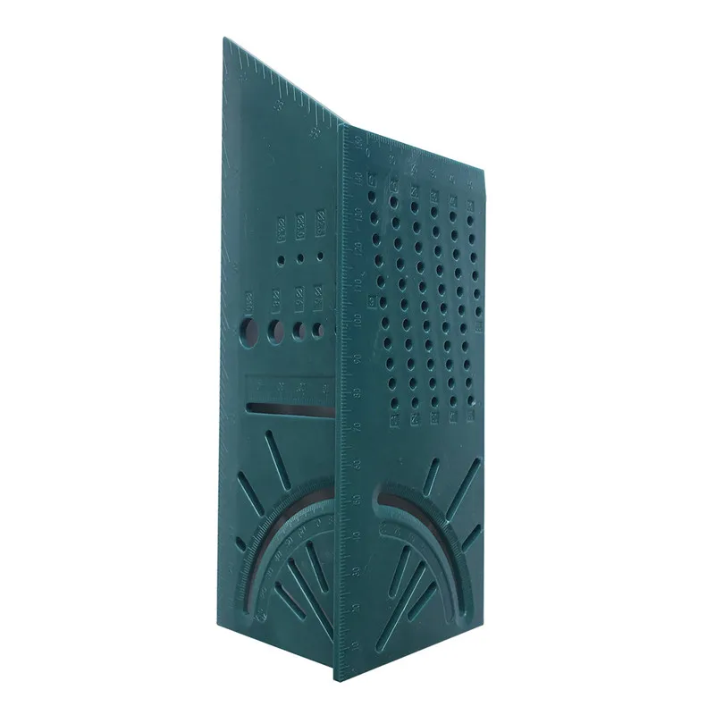 

1 pc Woodworking Gauge Ruler 3D Mitre Angle Measuring Square Measure Tool 45 Degree and 90 Degree Angles Measure Ruler