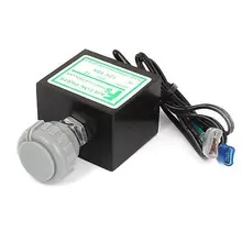 Автомобиль Серый Пластик ручка Контроль температуры Термостат холодильника DC24V 10A