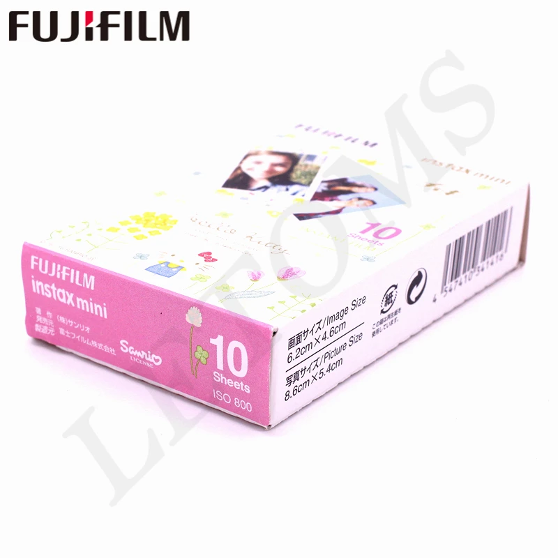 Новая фотобумага Fujifilm 10 листов Instax Mini Hello kitty для камеры Instax Mini 8 7 s 9 25 50 s 90 SP-1 SP-2